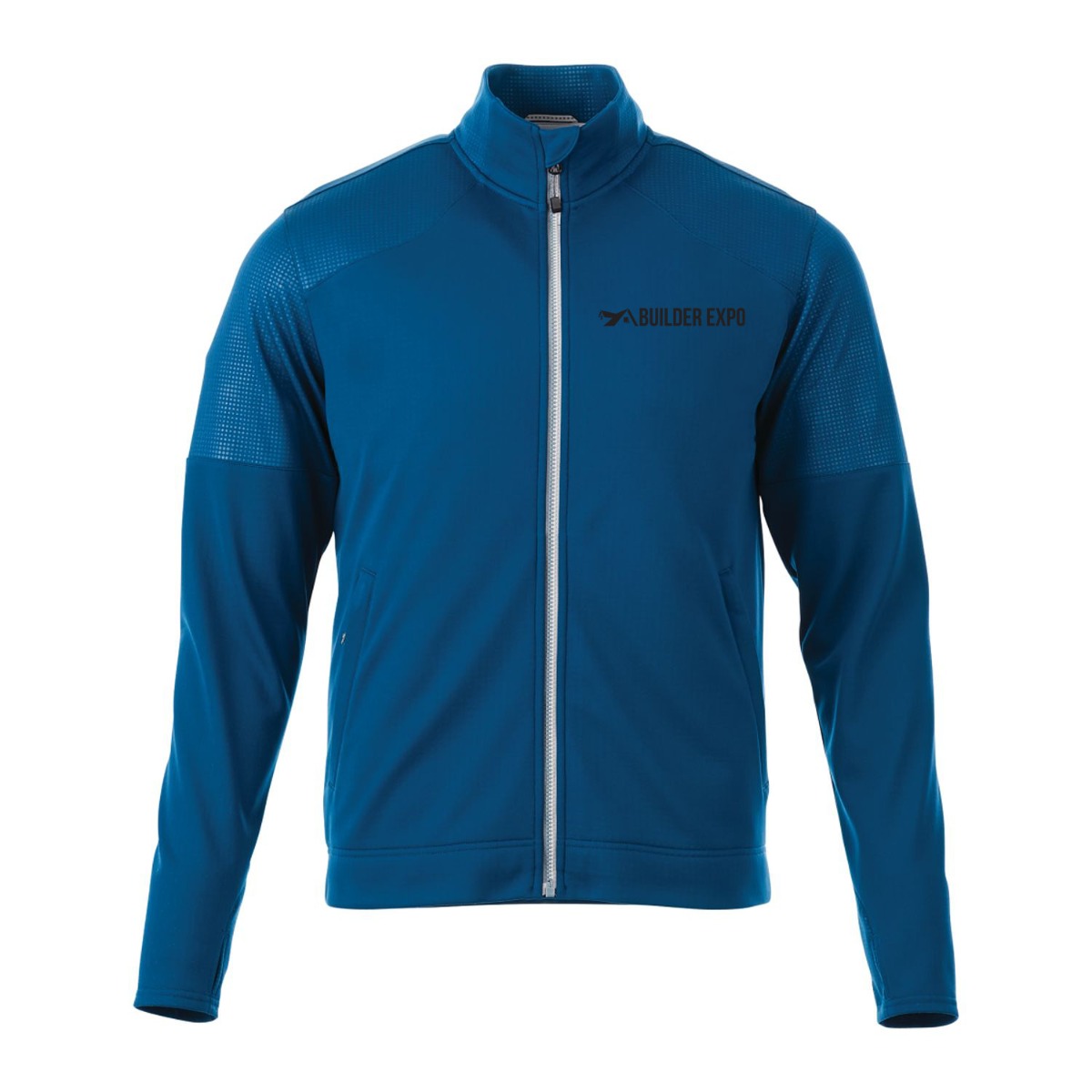 Elevate Knit Full Zip Performance Jacket with Thumb Holes - Men