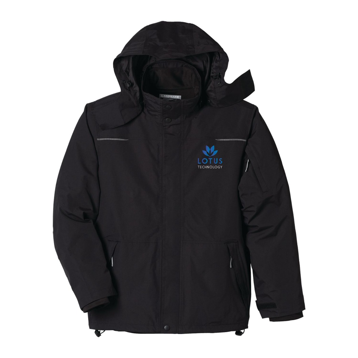 Elevate Nylon/Poly 3-in-1 Water Repellent Jacket - Men
