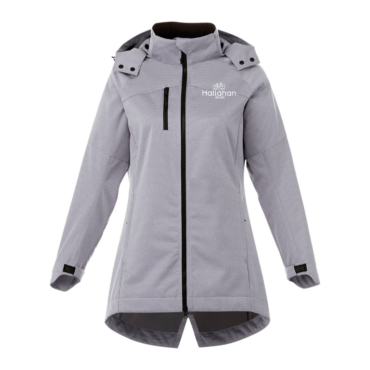 Elevate 3-Layer Polyester Longer Jacket - Women