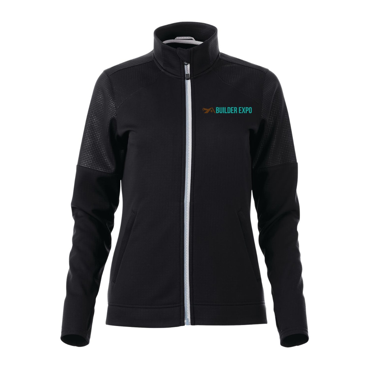 Knit Full Zip Performance Jacket with Thumb Holes - Women