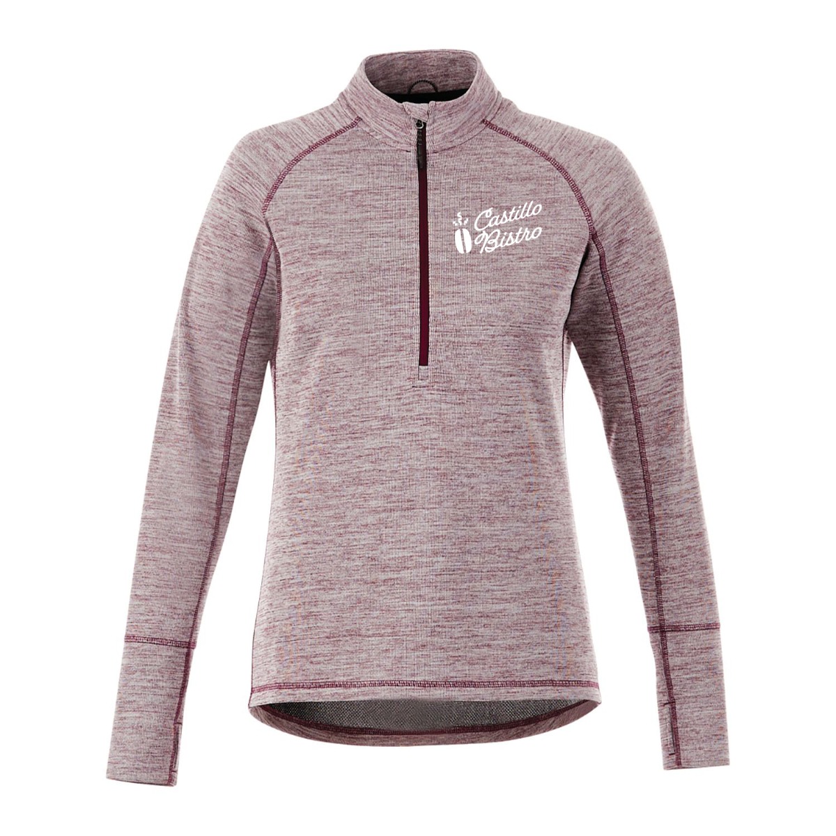 Elevate Performance Knit Half Zip with Thumb Holes - Women