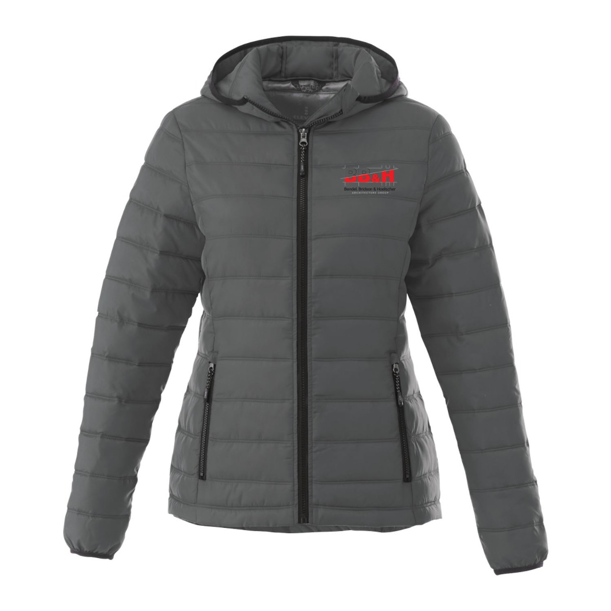Ladies Insulated Puffer Jacket with Hood