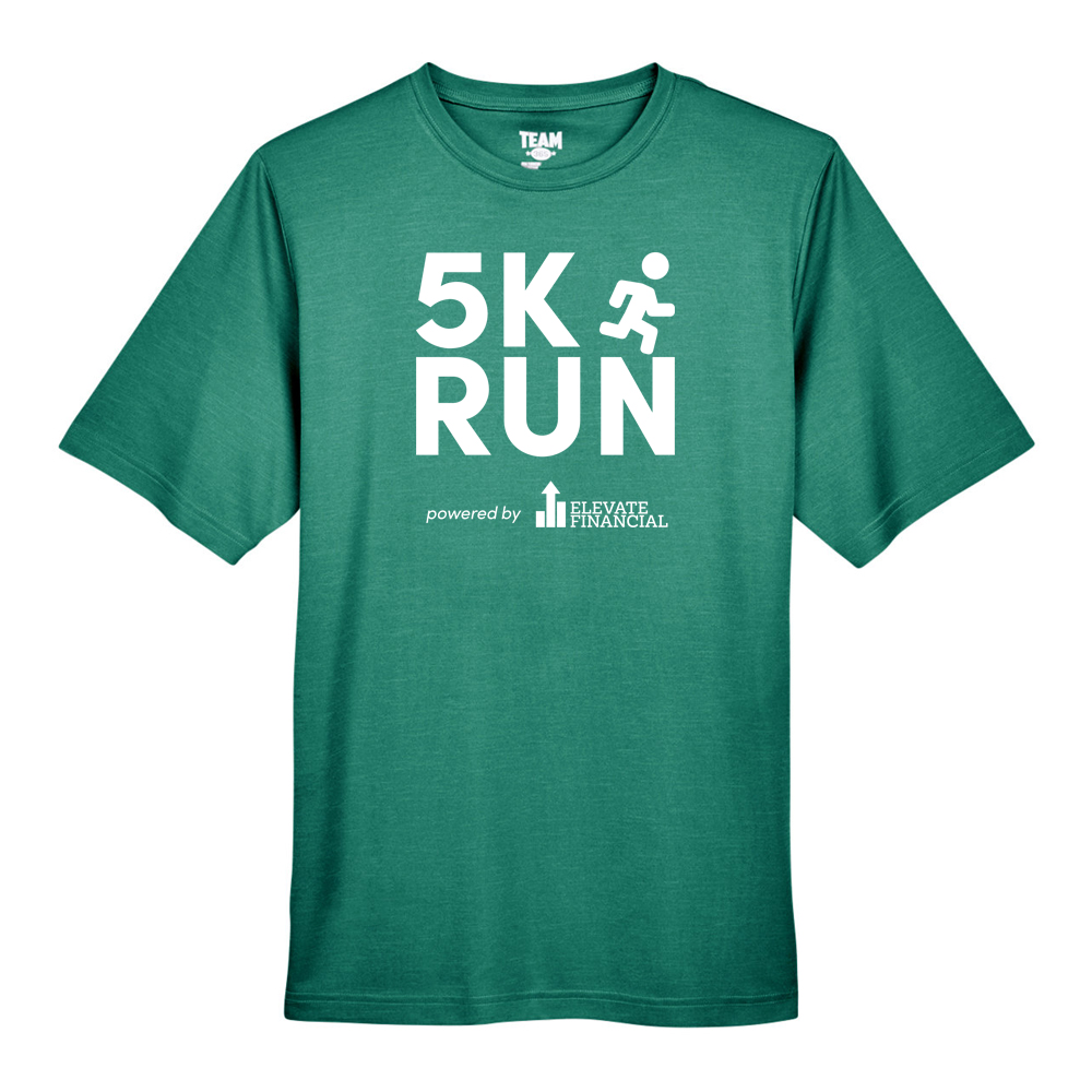 Team 365 Heathered Polyester Performance T-Shirt - Men image