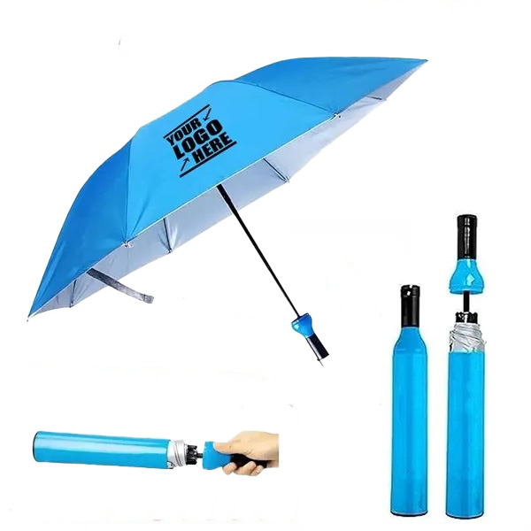 Wine Bottle Shaped Umbrella - 40"