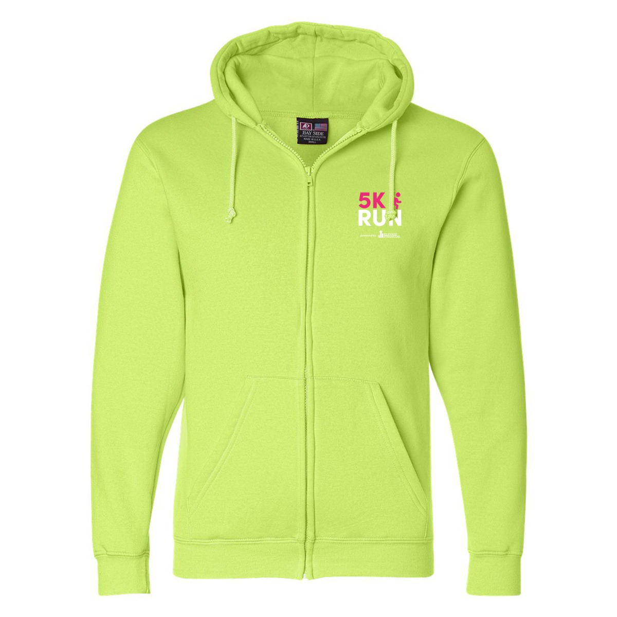 Bayside® USA-Made Full-Zip Hooded Sweatshirt - Unisex