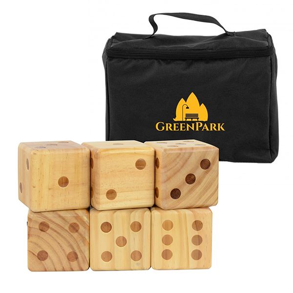 Giant Wooden Dice Game image