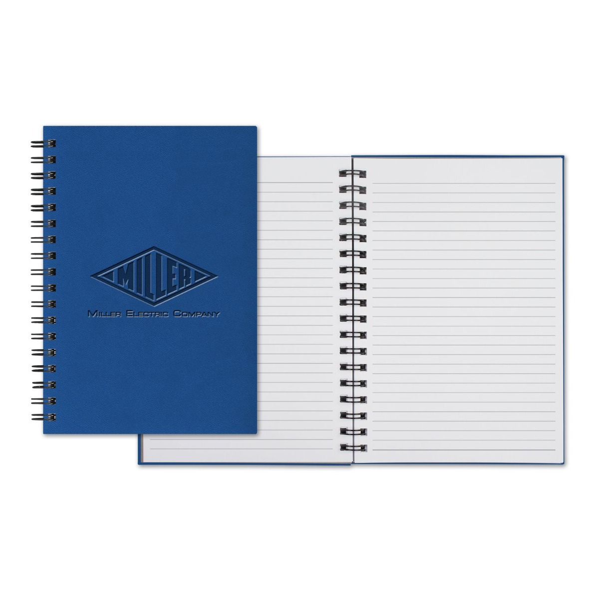 Castelli® WireO Tucson Grande White Lined Journal – 9 ½” x 6 ½”