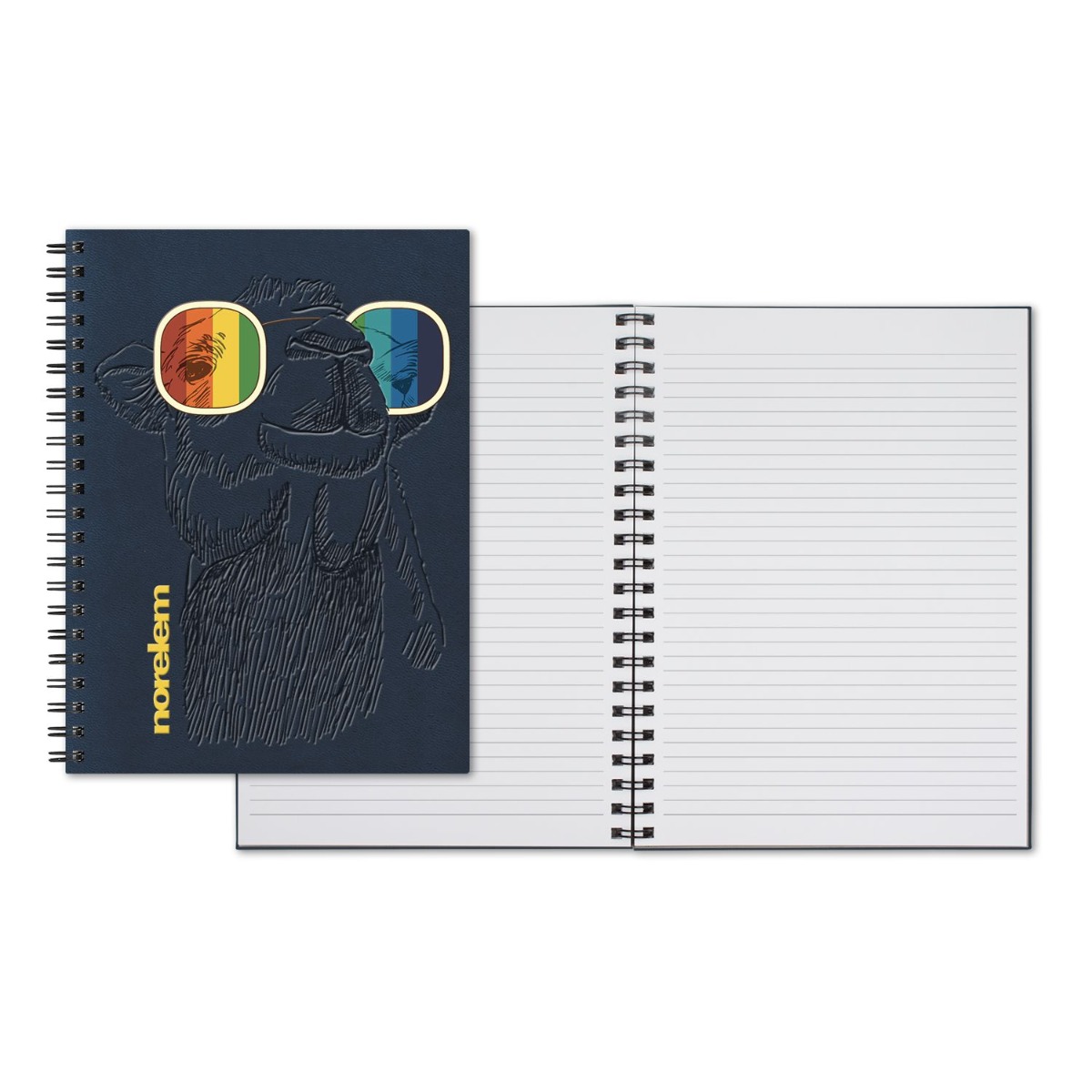 Castelli WireO Tucson Grande XL White Lined Journal – 8” x 11”