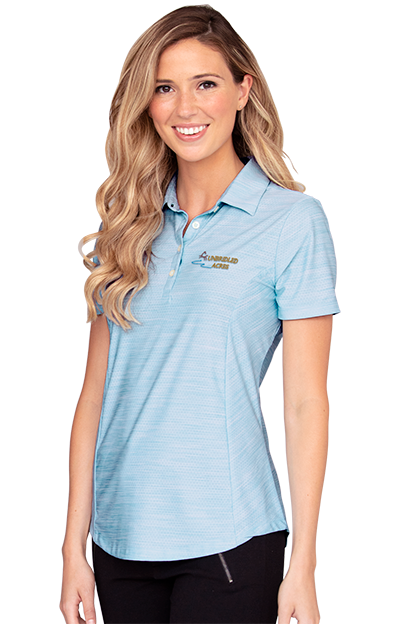 Greg Norman Play Dry® Heathered Polo - Women