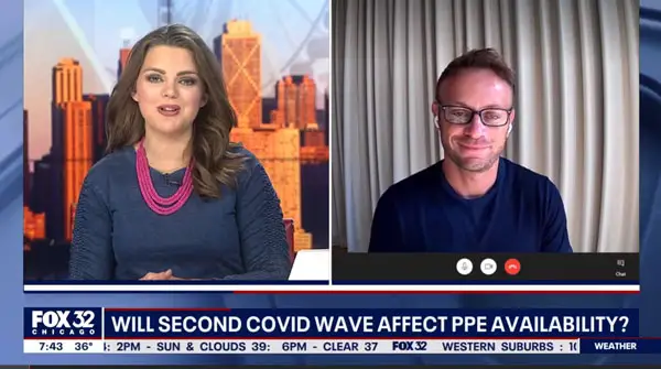 FOX 32 Chicago (TV): Will Second COVID Wave Affect PPE Availability