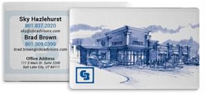 Client Custom Click Card USB Flash Drives